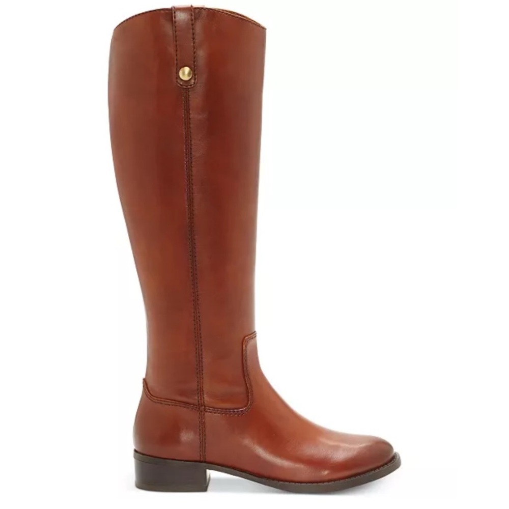 INC Fawne Leather Riding Boots